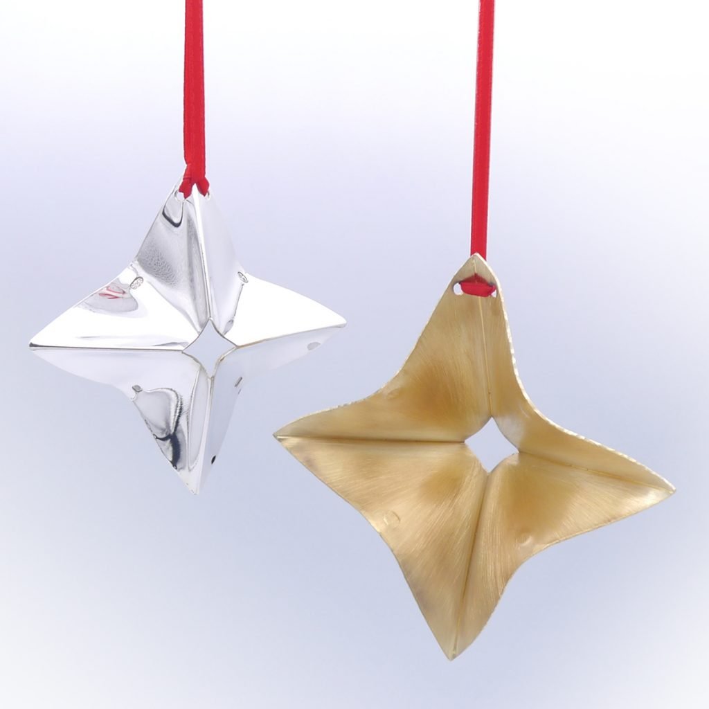Christopher Perry Hallmarked Sterling Silver Radial Stars