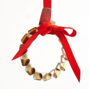 chris perry britannia silver gilt christmas wreath